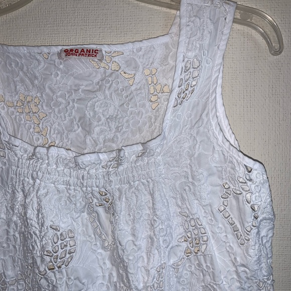 Organic John Patrick White Lace top - Picture 8 of 16